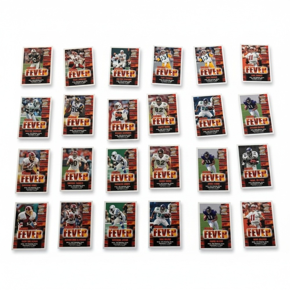 2000 Topps Season Opener Football Fever 19 Card Lot Manning Warner Harrison